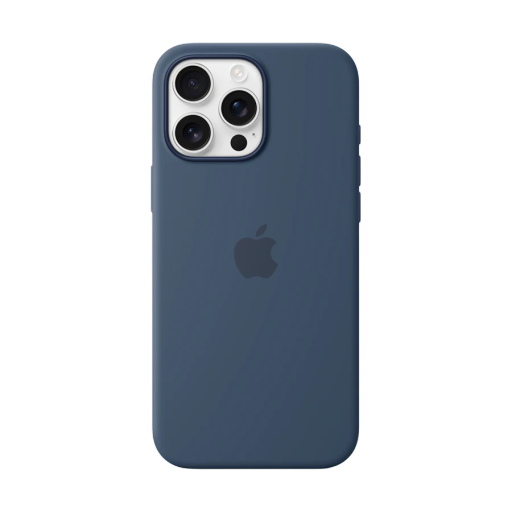 Apple Case Silicone Case with MagSafe Denim for iPhone 16 Pro Max